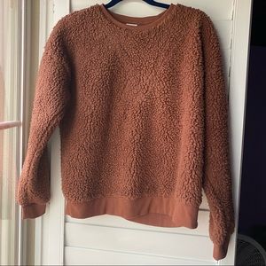 🪲 Sherpa crew neck sweater